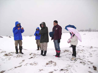 ［雪の季節の砂丘ガイド］